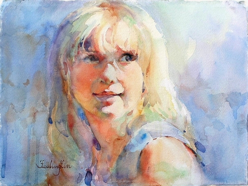 Watercolor Portrait Painting