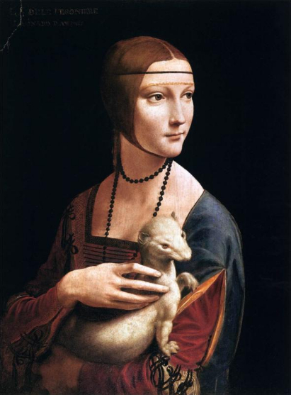 Sfumato Painting-Technique The Lady with the Ermine 